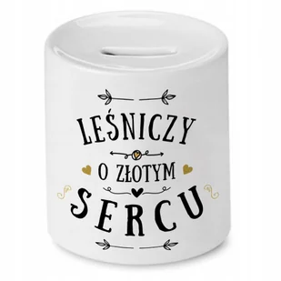 Dla Leśniczego Skarbonka na Urodziny na Prezent` z Nadrukiem ze Zdjęciem + Opakowanie na prezent (wzór 02) - Skarbonki - miniaturka - grafika 1