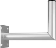 Akcesoria TV-SAT - goobay 60503 Sat uchwyt ścienny z otworem na balkon / uchwyt do anteny satelitarnej maks. 85 cm / uchwyt na maszt / uchwyt kątowy / wysięgnik ścienny / uchwyt antenowy z odległości od ściany 350 mm - miniaturka - grafika 1