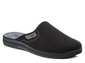 Kapcie męskie - Kapcie męskie czarne Inblu DG-82 pantofle domowe zakryte palce laczki-43 - miniaturka - grafika 1