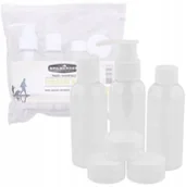 Plecaki - Zestaw Podróżny Mini Buteleczki Do Samolotu Plecaka 7 Sztuk Do Napełniania - miniaturka - grafika 1