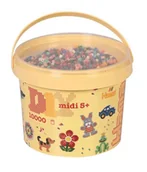 Prace ręczne dla dzieci - Hama 180-67, Mix koralików w pudełku z uchwytem, 10 tysięcy sztuk - miniaturka - grafika 1