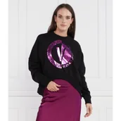 Bluzy damskie - Versace Jeans Couture Bluza | Regular Fit - miniaturka - grafika 1