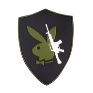 Odzież taktyczna i umundurowanie - 101 Inc. - Naszywka 3D - Playboy Gun - 444130-7207 - miniaturka - grafika 1