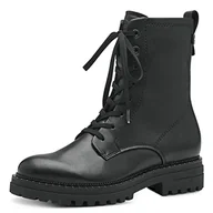 Botki damskie - Tamaris Damskie botki 1-1-25223-41, Black Plain, 40 EU - miniaturka - grafika 1