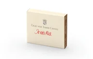 Naboje i atramenty - Naboje Graf von Faber-Castell India Red 6szt. - miniaturka - grafika 1