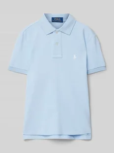 Koszulka polo o kroju slim fit z wyhaftowanym logo - Koszulki dla chłopców - miniaturka - grafika 1