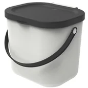 Kosze na śmieci - Rotho Kosz do segregacji śmieci Albula 6 L BIAŁY 1030301023 - miniaturka - grafika 1