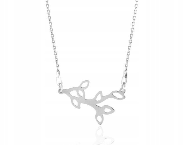 Naszyjnik gałązka DRZEWKO SZCZĘŚCIA CELEBRYTKA 925
