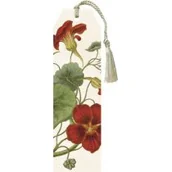 Zakładki do książek - Zakładka 119 ze wstążką Nasturcja - miniaturka - grafika 1