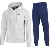 Dresy męskie - 4F OCIEPLANY MÄSKI DRES BAWEĹNA KOMPLET BLUZA SPODNIE / rozm XXXL 3XL - miniaturka - grafika 1