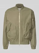 Kurtki męskie - Kurtka bomber z kieszenią na zamek na rękawie - miniaturka - grafika 1