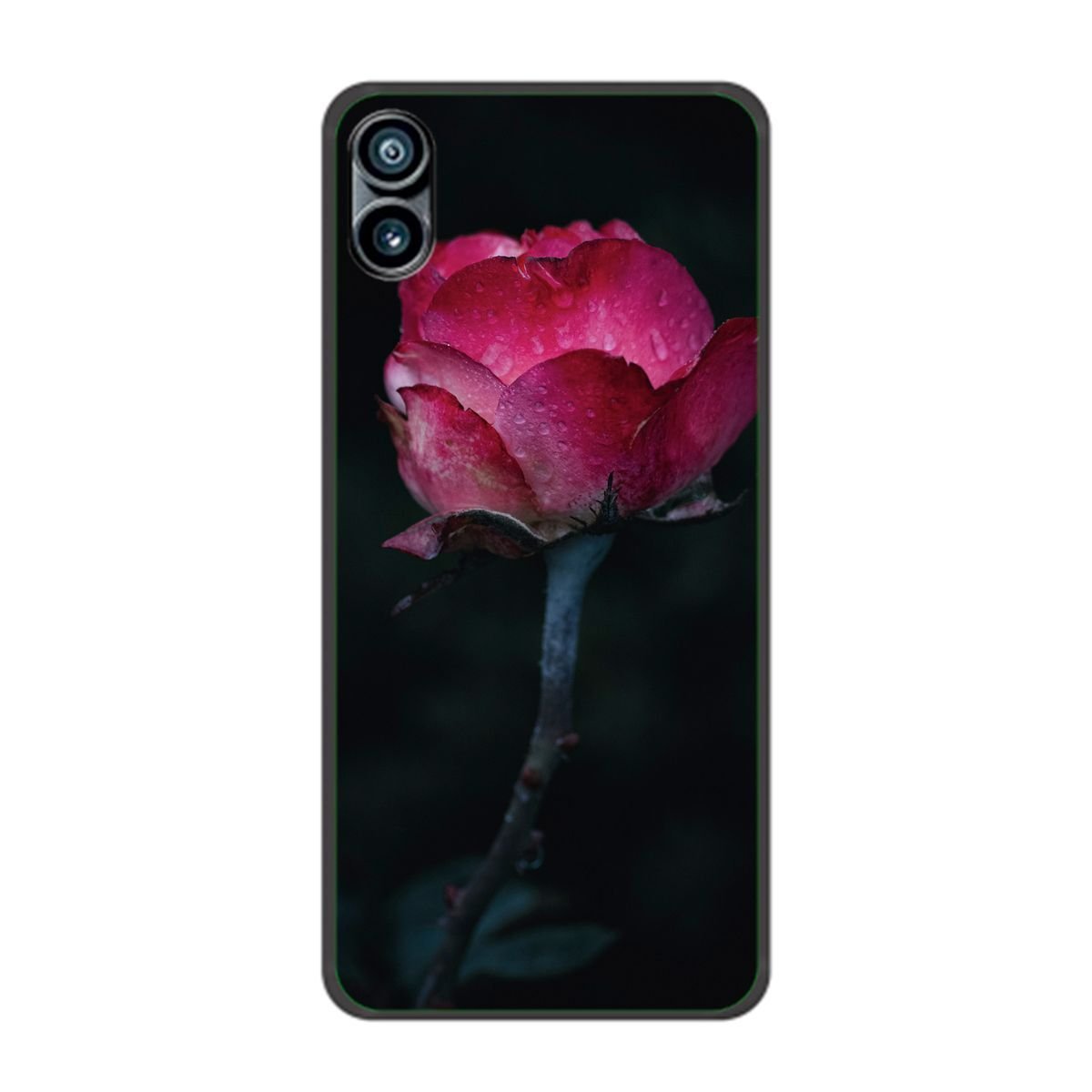 Pokrowiec König Design kompatybilny z plastikowym, miękkim etui na telefon Nothing Phone 1 - Mobile Phone Case Rose