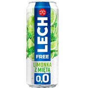 Lech Free Piwo bezalkoholowe 0% limonka mięta 4x500 ml