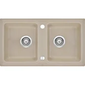 Zlewozmywaki - Deante ZQZA7203 piaskowy - miniaturka - grafika 1
