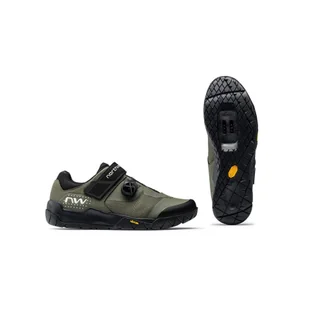Buty rowerowe MTB enduro męskie NORTHWAVE Overland Plus zielone - Buty rowerowe - miniaturka - grafika 1