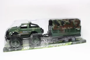 M&Z Jeep Wojskowy z przyczepą 10604 - Zabawki zdalnie sterowane - miniaturka - grafika 1
