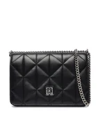 Torebki damskie - Calvin Klein Torebka Quilted Mini Chain Bag LV04F3321G Czarny - miniaturka - grafika 1