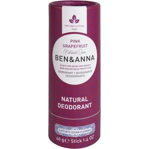 BEN & ANNA Naturalny dezodorant pink grapefruit 40g Ben&Anna - Dezodoranty i antyperspiranty unisex - miniaturka - grafika 1