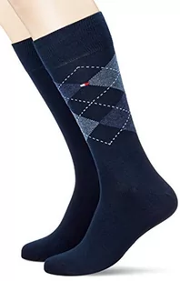 Tommy Hilfiger Skarpety męskie (2 sztuki), Ciemnogranatowy, 43-45 EU - Skarpetki męskie - miniaturka - grafika 1