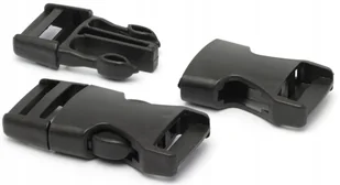 Klamry plastikowe 10 szt. 20mm CZARNE - Pasmanteria - miniaturka - grafika 1