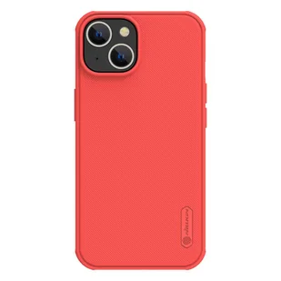 Nillkin Super Frosted Shield Pro etui iPhone 14 Plus pokrowiec na tył plecki czerwony - Etui i futerały do telefonów - miniaturka - grafika 1