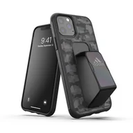 Etui i futerały do telefonów - Adidas Sports kompatybilny z etui iPhone 11 Pro, uchwyt uchwyt stojak, ochronna osłona telefonu - kamuflażowa czarna iP11Pro07191801 - miniaturka - grafika 1