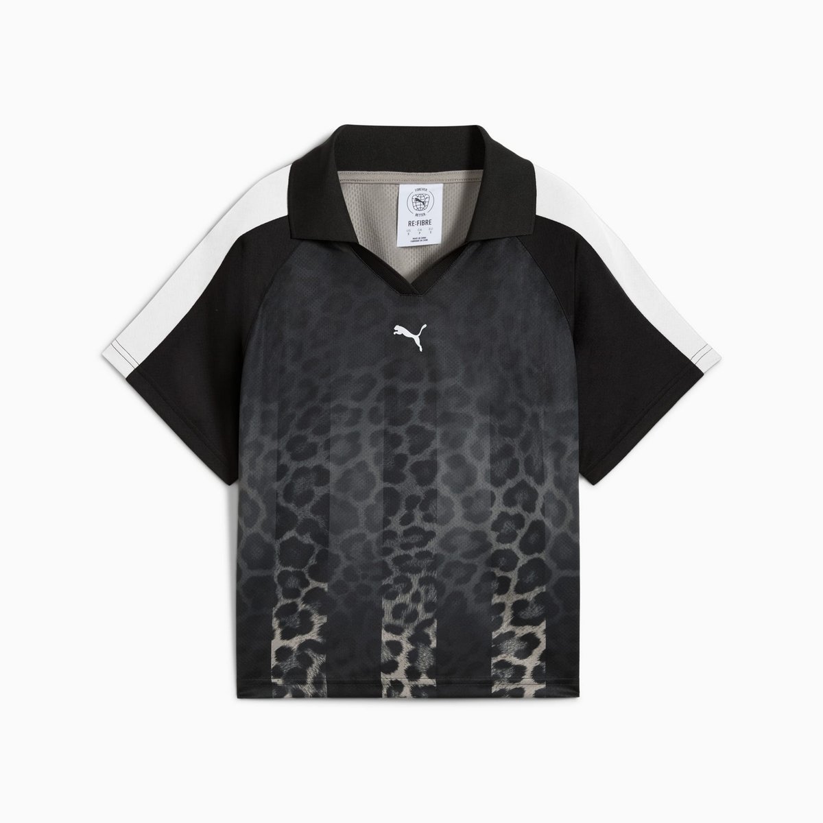 Koszulka Puma T7 LEO LUXE RELAXED FOOTBALL JERSEY czarna 63349901 r S