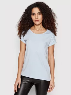 Koszulki i topy damskie - Vila T-Shirt Dreamers Pure 14025668 Niebieski Regular Fit - grafika 1
