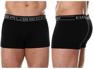 Majtki męskie - MĘSKIE BOKSERKI BRUBECK shortbox BX10050A r M - miniaturka - grafika 1