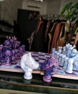 Figurki dekoracyjne - Szachy z ceramiki - miniaturka - grafika 1