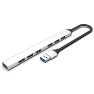 Huby USB - Hub USB 7x 3.0 Rozgałęźnik portów harmonijka - miniaturka - grafika 1