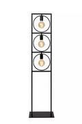 Lampy stojące - Lucide Suus 00727/03/30 lampa stojąca podłogowa 3x40W E27 czarna - miniaturka - grafika 1