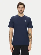 Koszulki męskie - adidas T-Shirt Trefoil Essentials JC9989 Granatowy Regular Fit - miniaturka - grafika 1
