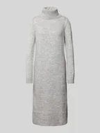 Sukienki - Sukienka z dzianiny z wywijanym kołnierzem model ‘BRANDIE’ - miniaturka - grafika 1