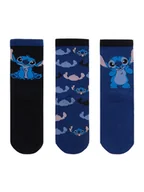Skarpetki dla dzieci - Disney Classics Skarpety długie CEO-ACCCS-AW25-219DCLS(3-PACK) Czarny - miniaturka - grafika 1