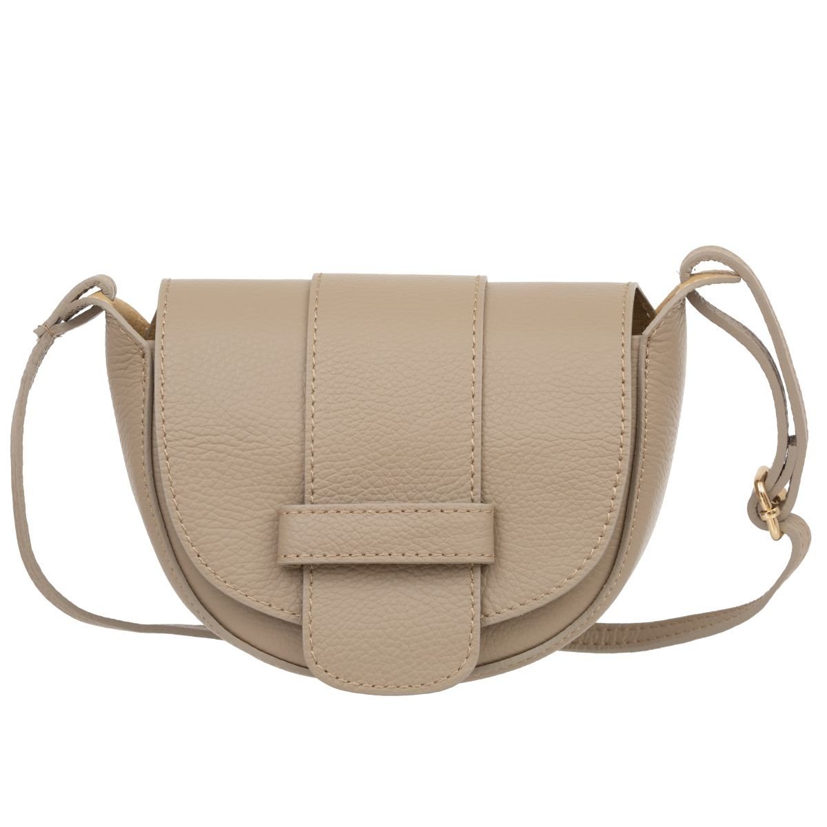 Mała Torebka Damska Skórzana Kaletnik Violo Latte