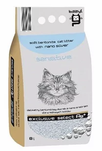 Bazyl Select Ag+ Sensitive 8L żwirek dla kotów - Żwirek dla kotów - miniaturka - grafika 1
