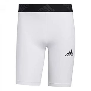 adidas adidas Męskie rajstopy Tf Sho Tight biały XL GL9883 - Rajstopy - miniaturka - grafika 1