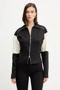 Patrizia Pepe bluza damskie kolor czarny z aplikacją 2M4508 A664 - Bluzy damskie - miniaturka - grafika 1