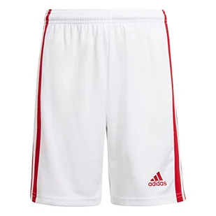 adidas SQUAD 21 SHO Y szorty tenisowe, białe/Team Power czerwone, 7-8A - Spodenki damskie - miniaturka - grafika 1