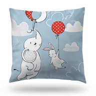 Pościel dla dzieci - Poszewka 40X40 Dla Dzieci Zabawa W Chmurach  4281 B - miniaturka - grafika 1
