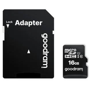 Goodram microSDHC 16GB (M1AA-0160R12) - Karty pamięci - miniaturka - grafika 1