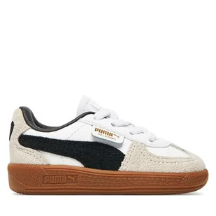 Sneakersy Puma Palermo Lth Ac Inf 397277 01 Biały - Buty dla dziewczynek - miniaturka - grafika 1