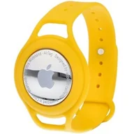 Akcesoria do nawigacji - Bizon Etui Case Locator Child do Apple AirTag, żółte - miniaturka - grafika 1