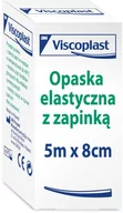 Apteczki i materiały opatrunkowe - 3M VISCOPLAST Opaska elastyczna tkana z zapinką 5m x 8cm - miniaturka - grafika 1