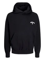 Bluzy męskie - Jack & Jones Bluza w kolorze czarnym - miniaturka - grafika 1
