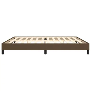 Lumarko Rama łóżka, ciemnobrązowa, 200x200 cm, obita tkaniną - Łóżka - miniaturka - grafika 7