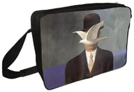 Torby szkolne - Torba na ramię Mężczyzna w meloniku René Magritte - miniaturka - grafika 1