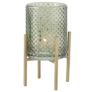 Świeczniki - Świecznik na tealighty BOLITO, zielone szkło, Ø 8 cm - miniaturka - grafika 1