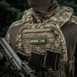 M-Tac - Naszywka Autosave PVC - 3D - Oliwkowy - 51116701 - Odzież taktyczna i umundurowanie - miniaturka - grafika 3